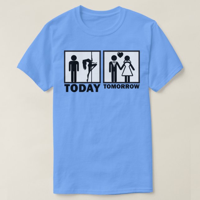 Funny Bachelor Party T-Shirt (Design Front)