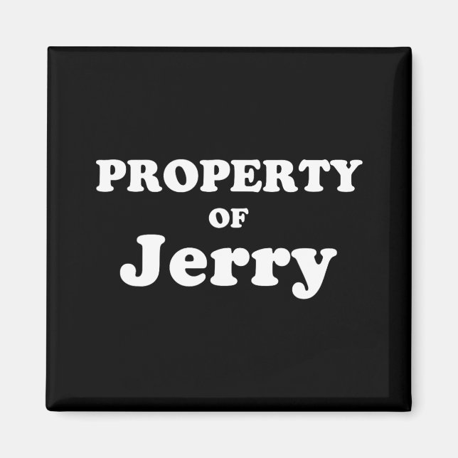 Funny Bachelorette Gifts For Bride Property Of Jer Magnet (Front)