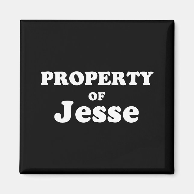 Funny Bachelorette Gifts For Bride Property Of Jes Magnet (Front)