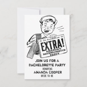 Funny bachelorette party bachelor party invitation