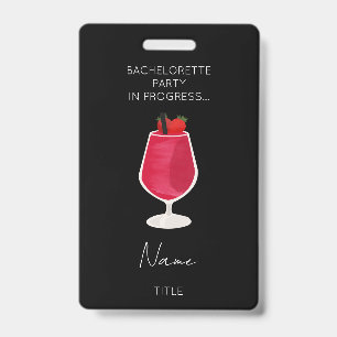 Funny Bachelorette Party Girls Weekend  Badge