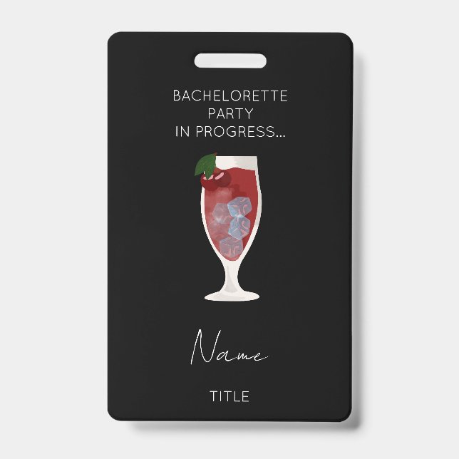 Funny Bachelorette Party Girls Weekend  Badge (Front)