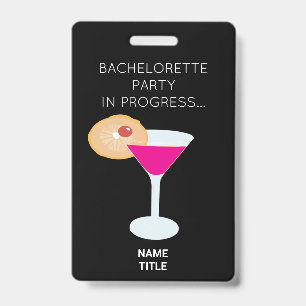 Funny Bachelorette Party Girls Weekend  Badge