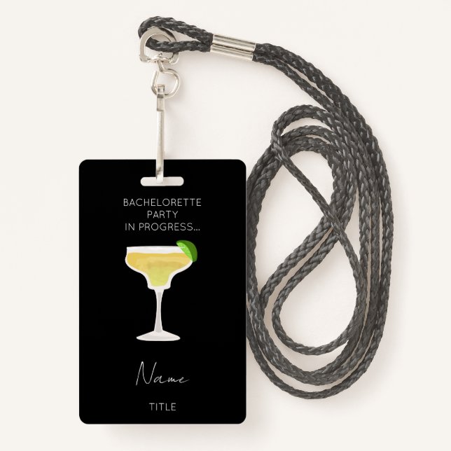 Funny Bachelorette Party Girls Weekend  Badge (Front with Lanyard)