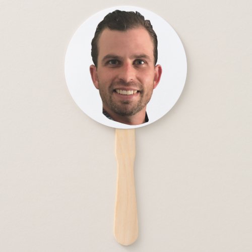 Funny Bachelorette Party Groom Picture Photo  Hand Hand Fan