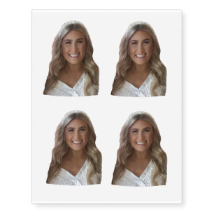 Funny Bachelorette Party Groom Picture Photo Tempo Temporary Tattoos