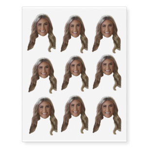Funny Bachelorette Party Groom Picture Photo Tempo Temporary Tattoos