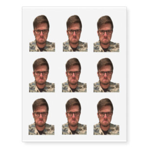 Funny Bachelorette Party Groom Picture Photo Tempo Temporary Tattoos