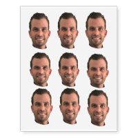 Funny Bachelorette Party Groom Picture Photo  Temporary Tattoos