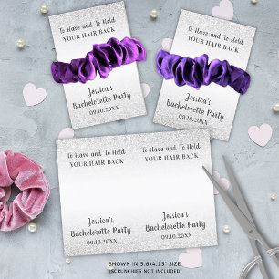 Funny Bachelorette Party Scrunchie Holder Favor Postcard