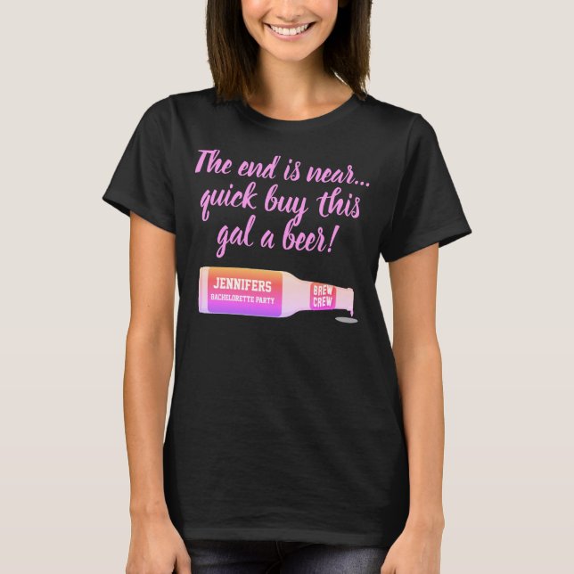 Funny Bachelorette Party Shirt (Front)