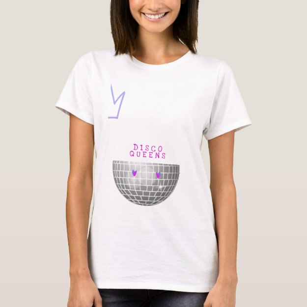 Funny  Bachelorette Party smiling disco ball T-Shirt