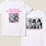 Funny bachelorette photo humor  Tri-Blend shirt<br><div class="desc">Funny bachelorette photo humor</div>