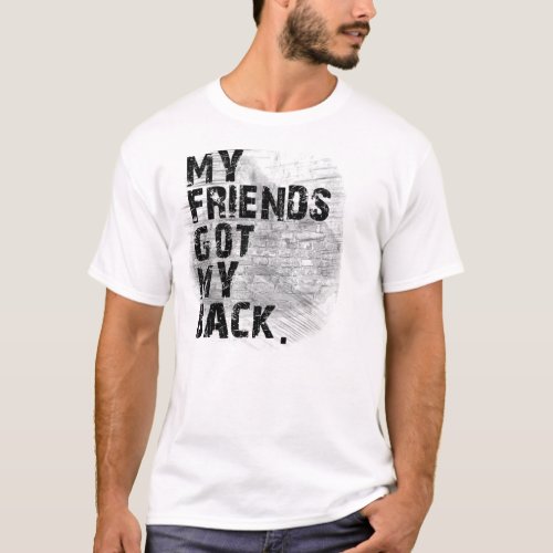 Funny Back_Stabbing Friends T_shirt
