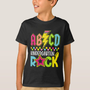 Funny Back To School Lightning Bolt Kindergarten R T-Shirt