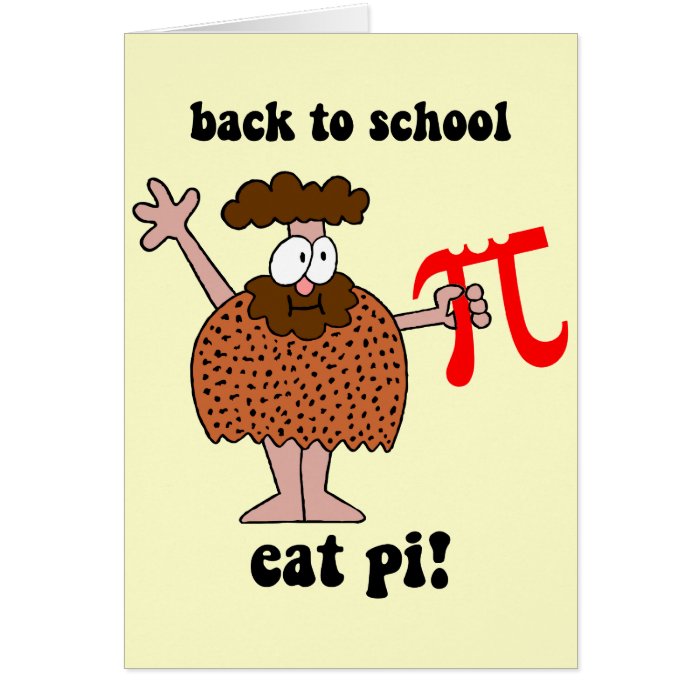 Funny back to school math cards