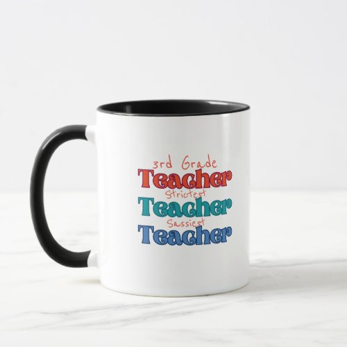 Funny Back To School Teacher With Notes Womens Mug