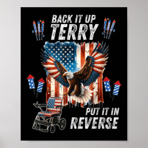 Funny, Back Up Terry Put It In Reverse Firework 4t Poster
