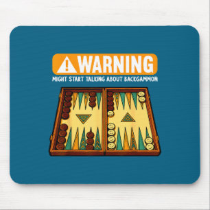 Funny Backgammon  Mouse Pad