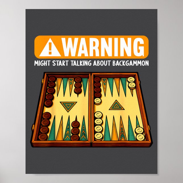 Funny Backgammon  Poster (Front)
