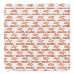 Funny Bacon Baconologist Bandana