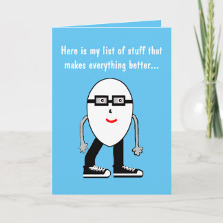 Funny Bacon & Egg Birthday Card Gift