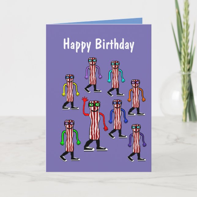 Funny Bacon & Egg Birthday Card Gift (Front)