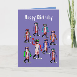 Funny Bacon & Egg Birthday Card Gift