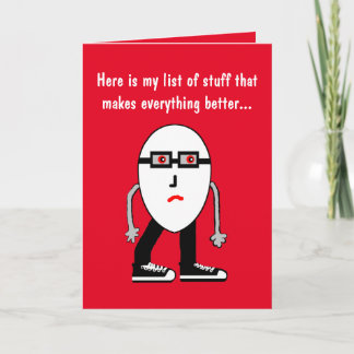Funny Bacon & Egg Birthday Card Gift