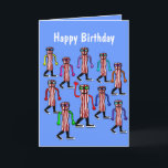 Funny Bacon & Egg Birthday Card Gift For Him<br><div class="desc">Funny bacon & egg birthday card unique gift for men,  boys,  college students,  teens,  hipsters and people that like funny food from zazzle.com/bostonsportstshirts*.</div>