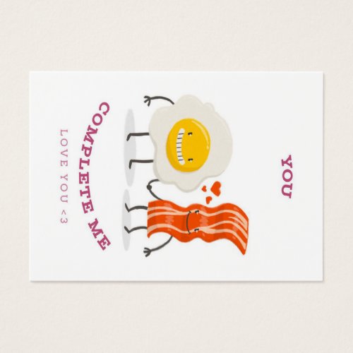 Funny Bacon Egg Complete  Best Gift For Student  