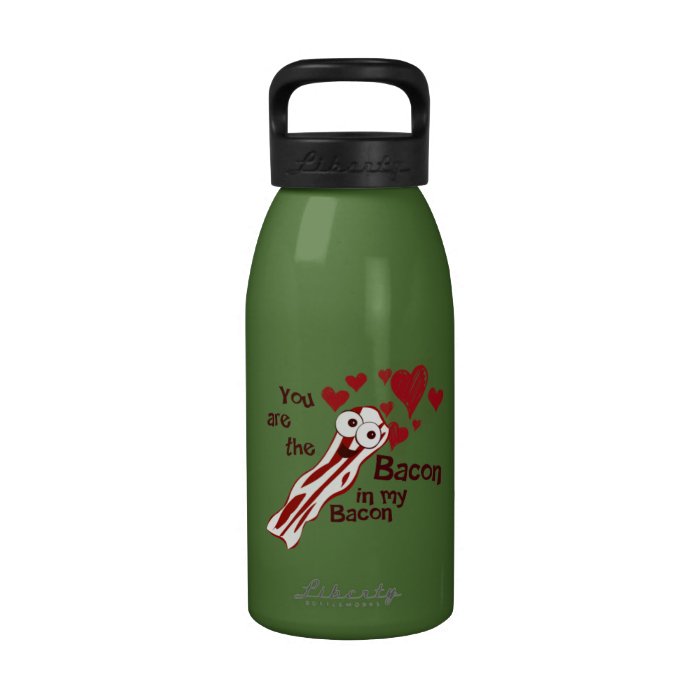 Funny Bacon Love Water Bottle