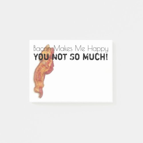 Funny Bacon Post_it Notes