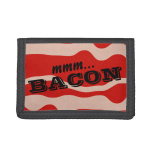Funny bacon strip wallet for meat lovers