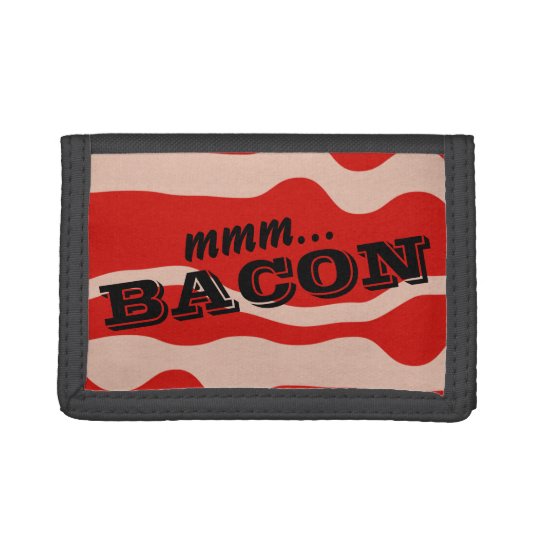 Funny bacon strip wallet for meat lovers