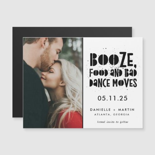 Funny Bad Dance Moves Photo Wedding Save the Date