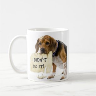 Funny Bad Dog In the Dog House Coffee Cup Mug