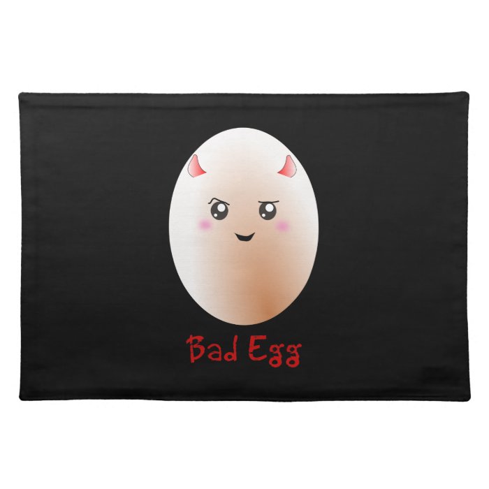 Funny Bad Egg Place Mats