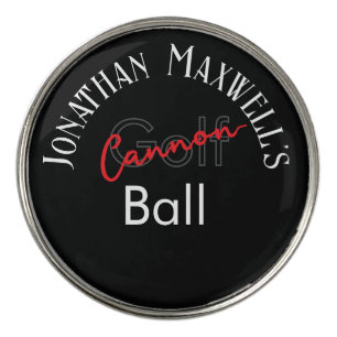 Funny Bad Golfer Below Par Typography Custom Names Golf Ball Marker