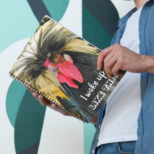 Funny Bad Hair Chicken Photo Meme Planner (In Situ)