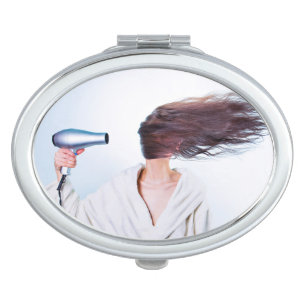 Funny Bad Hair Day pocket mirror