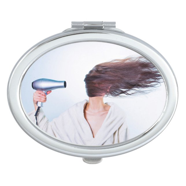 Funny Bad Hair Day pocket mirror (Front)