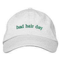Funny Bad Hair Quote Trendy Unique Custom Lazy