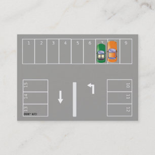 Funny Bad Parking Note Business Card