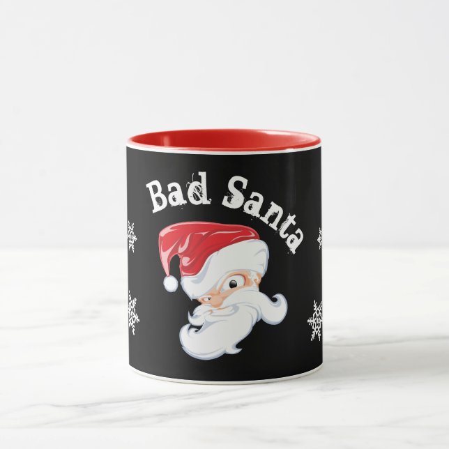 Funny Bad Santa 11 oz Combo Mug (Center)