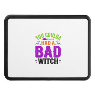Funny Bad Witch Halloween Quote Vector Design_1 Hitch Cover