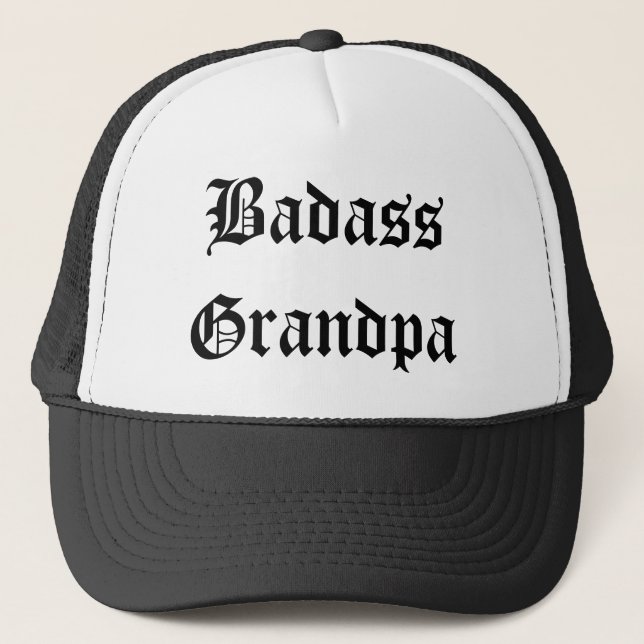 Funny Badass Grandpa hat (Front)