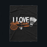 Funny Badminton Humor Smash Shuttle Birdie Sport 2 Fleece Blanket<br><div class="desc">Funny Badminton Humor Smash Shuttle Birdie Sport 2</div>
