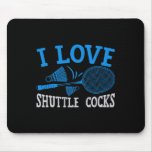 Funny Badminton Humor Smash Shuttle Birdie Sport 3 Mouse Pad