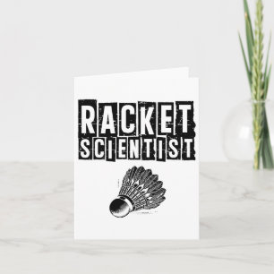 Funny Badminton Player Love Shuttle Design 13  Card